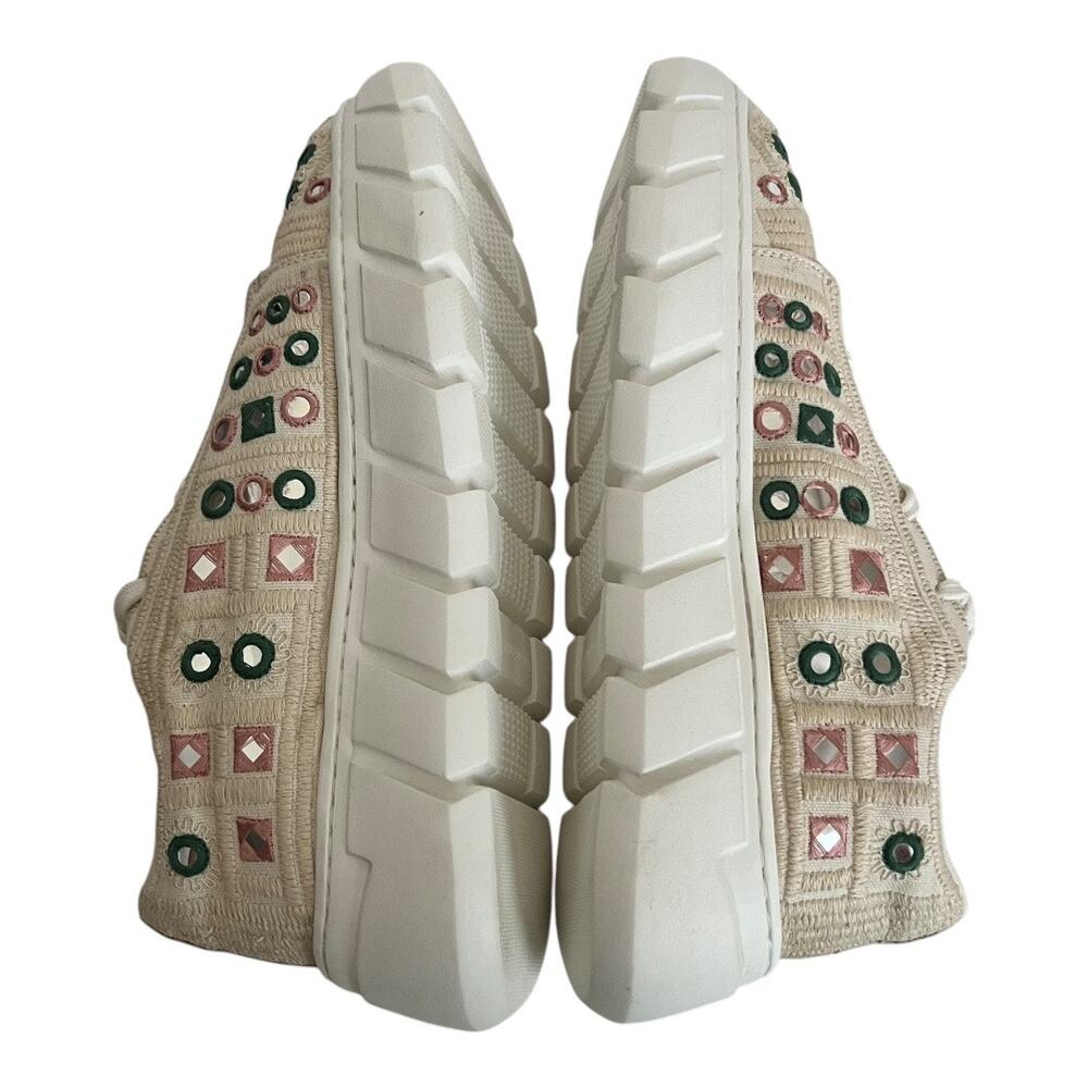 Free People Catch Me If You Can Shoes In White Mirror Combo Size 40 EU - Picture 4 of 11